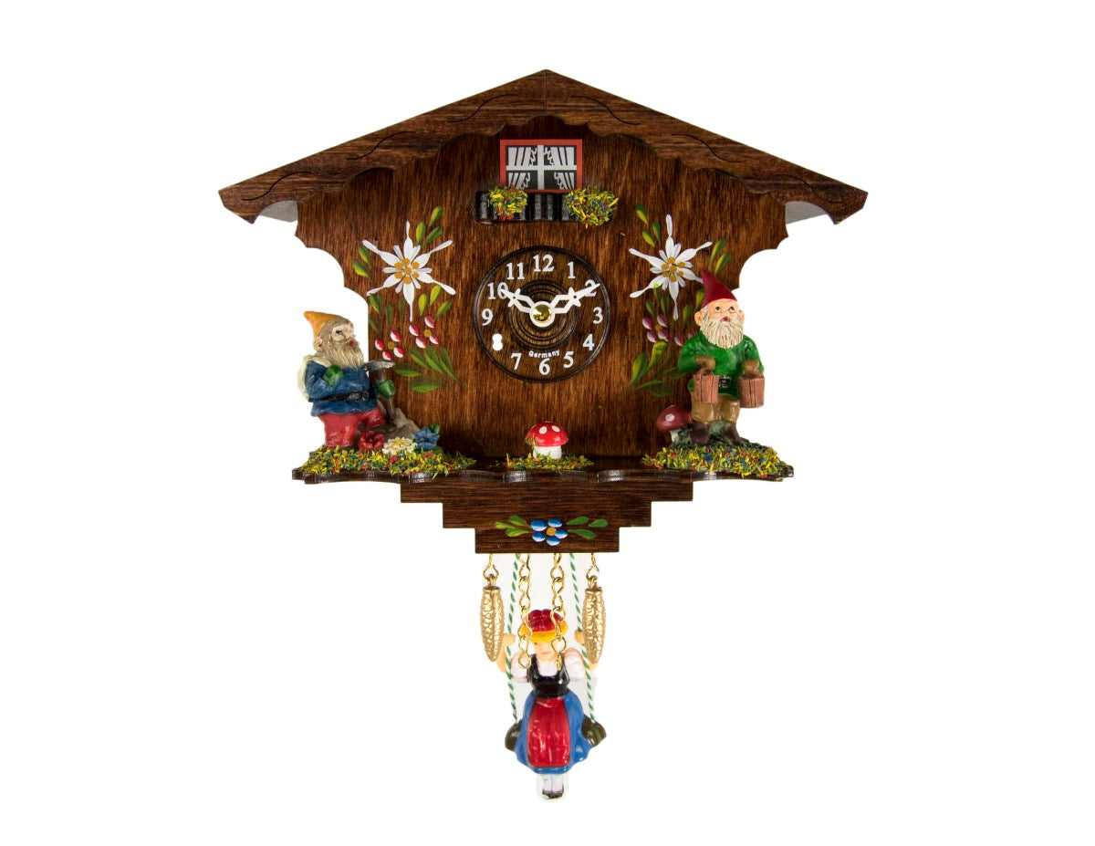 Hermle Annaliesse Black Forest Swinging Girl Quartz Cuckoo Clock, 56000