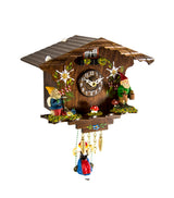 Hermle Annaliesse Black Forest Swinging Girl Quartz Cuckoo Clock, 56000