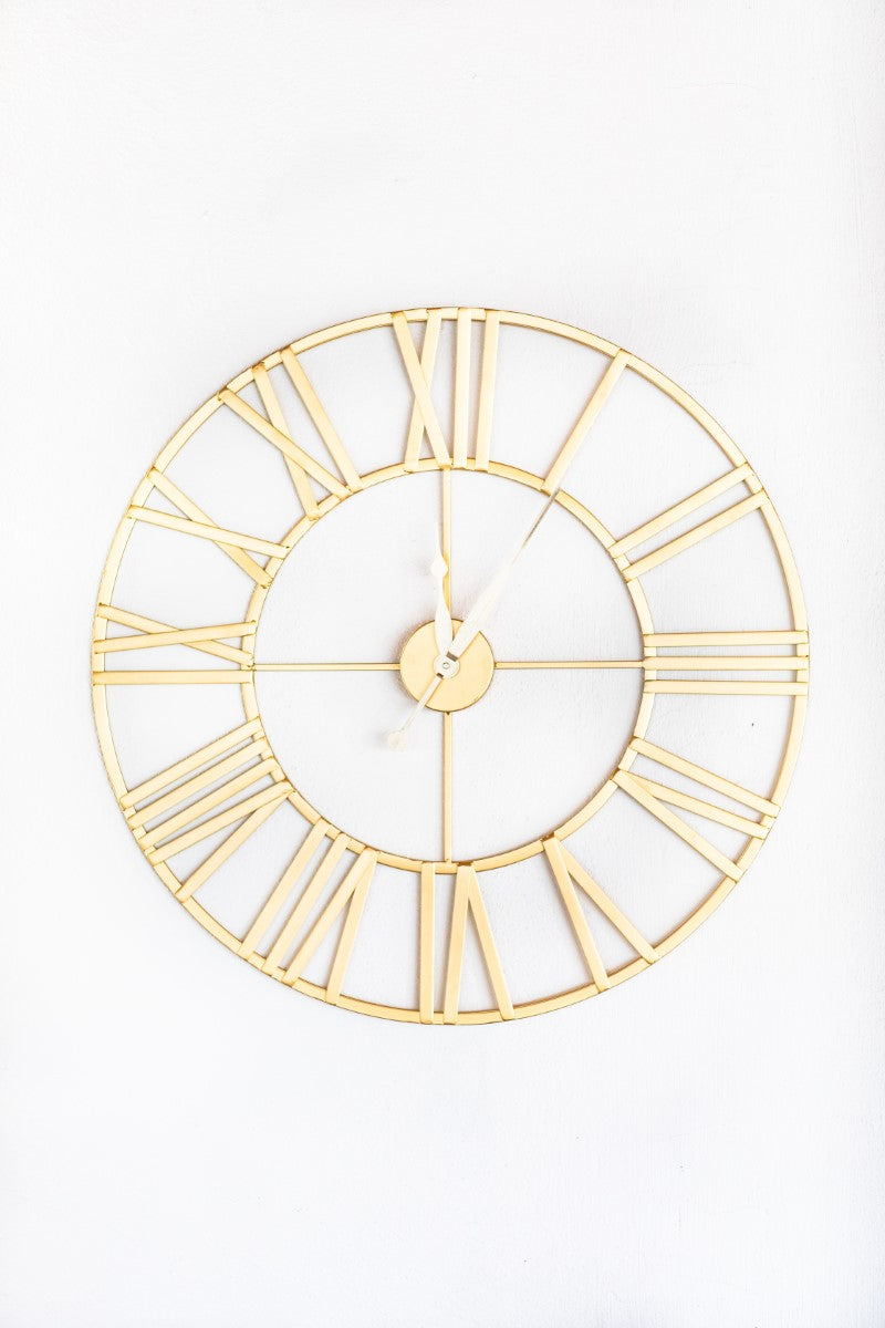 Hermle Anya Gold Gallery Quartz Wall Clock, 42013