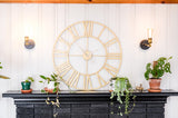 Hermle Anya Gold Gallery Quartz Wall Clock, 42013