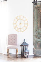 Hermle Anya Gold Gallery Quartz Wall Clock, 42013