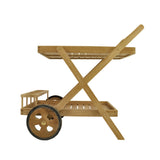Cobana Trolley Solid Teak Wood Serving Cart By Anderson Teak