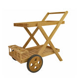 Cobana Trolley Solid Teak Wood Serving Cart By Anderson Teak