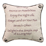 Advice From A... Word Throw Pillow 12" x 12" By Your True Nature
