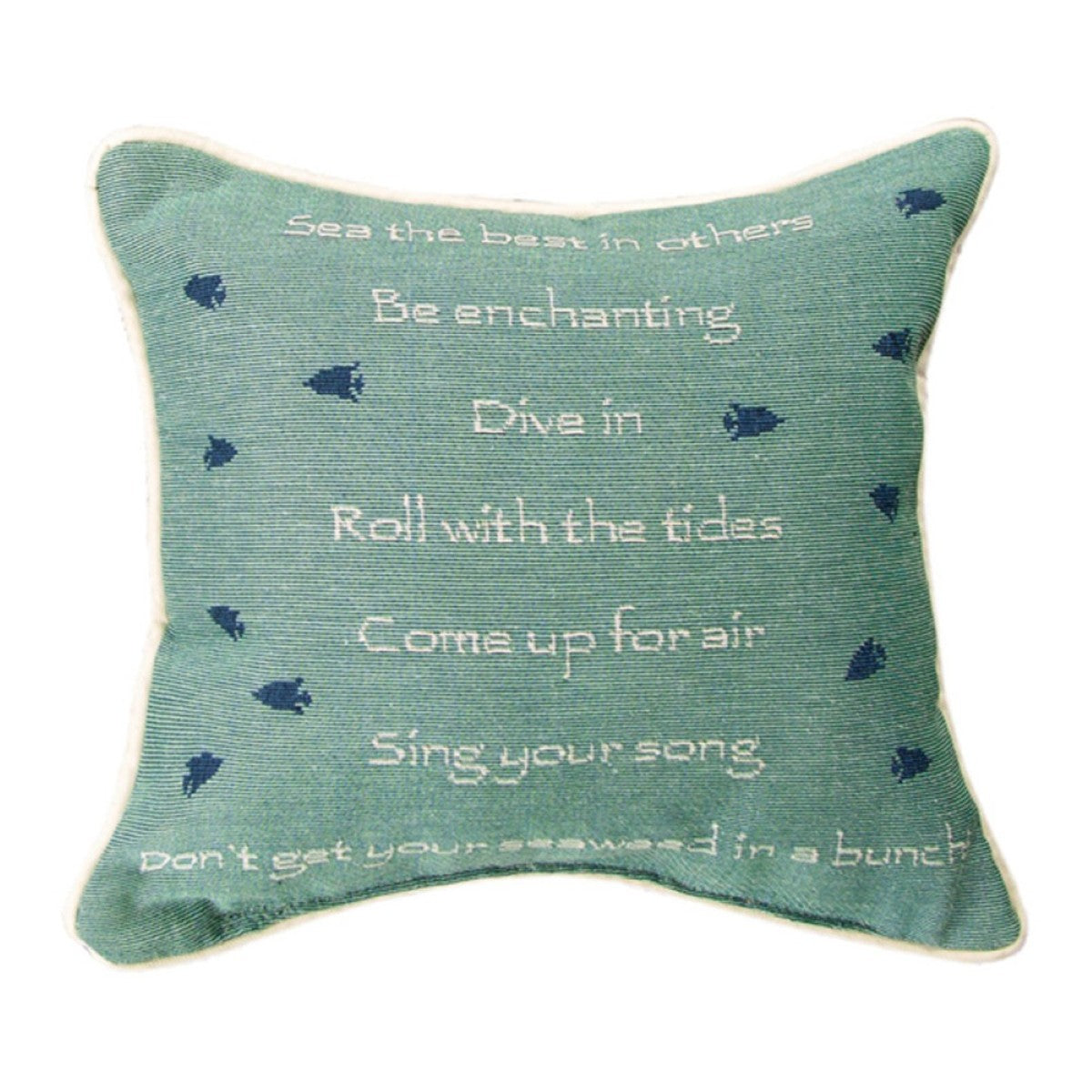 Advice From An Animal Word Pillow By Manual Woodworkers & Weavers (3 Styles Available)