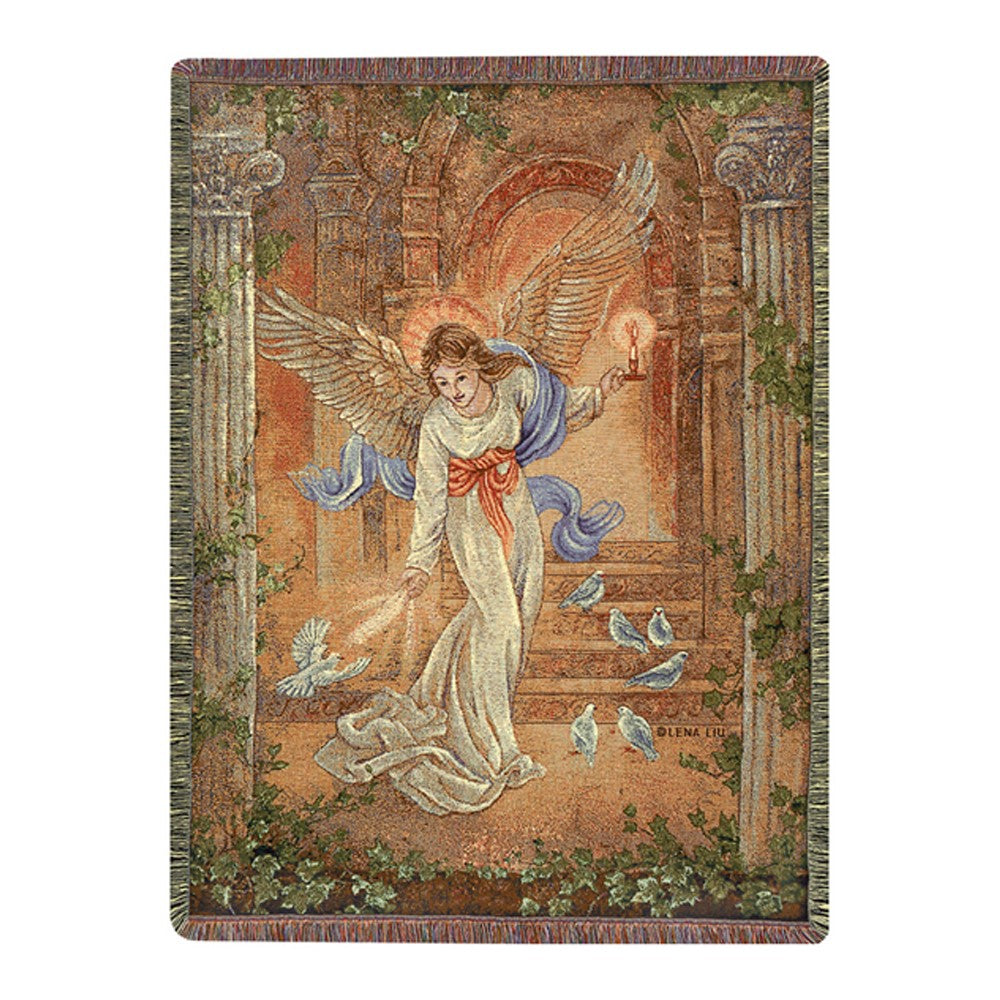 Angel Of Light Tapestry Throw By Manual Woodworkers & Weavers