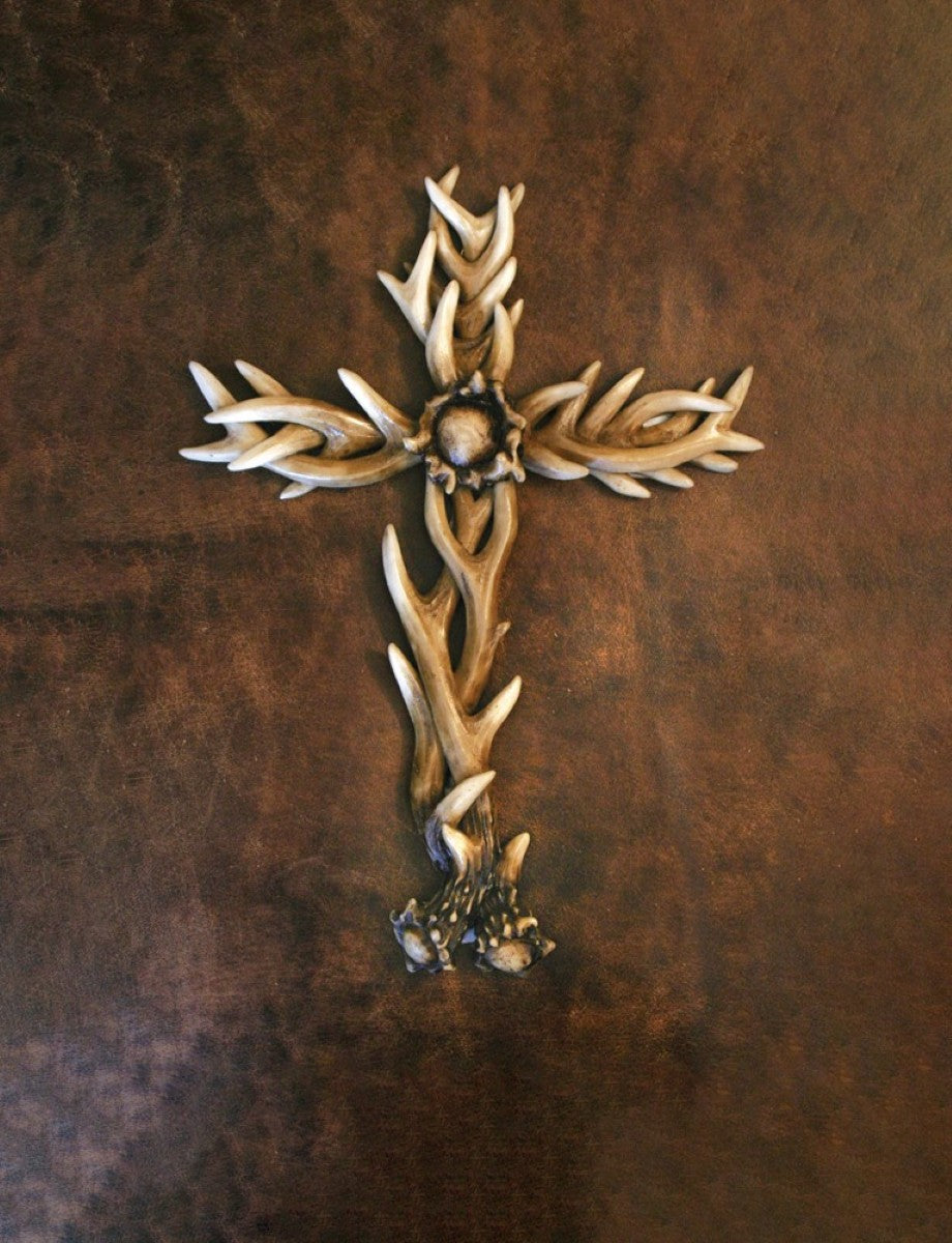 Antler Lodge Antler Wall Cross By Manual Woodworkers & Weavers