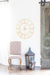 Hermle Anya Gold Gallery Quartz Wall Clock, 42013