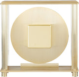 Bulova B1700 Grand Prix Floating Dial Mantel Tabletop Clock