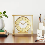 Bulova B1700 Grand Prix Floating Dial Mantel Tabletop Clock