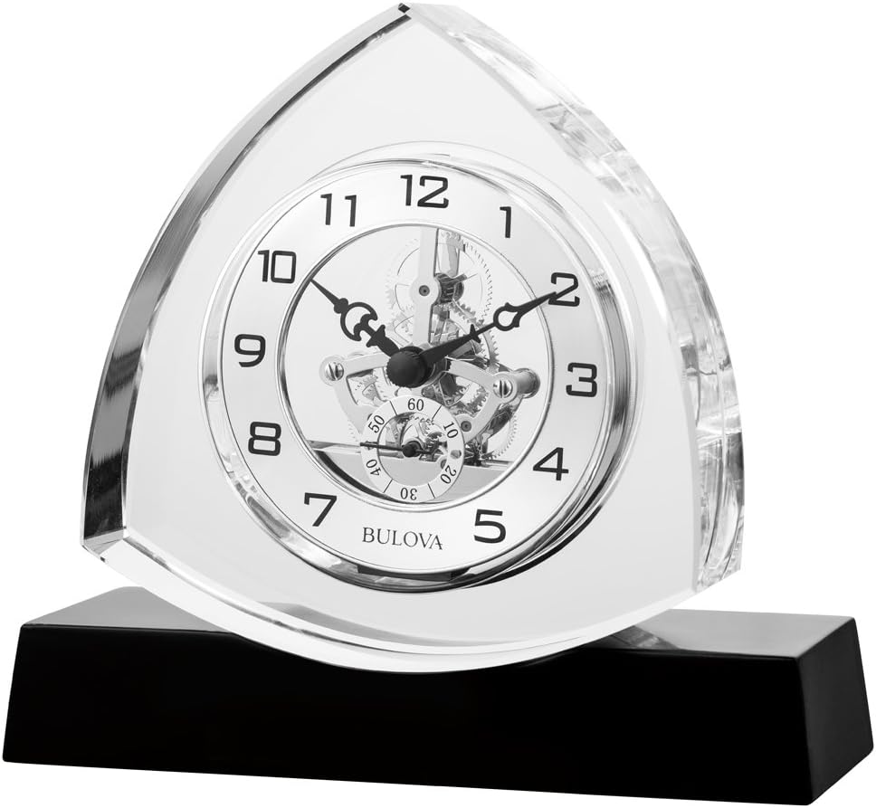 Bulova B1706 Trident Heavyweight Tabletop Mantel Clock