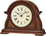 Bulova B1851 Bostonian Hardwood LCD Chiming Mantel Tabletop Clock