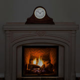 Bulova B1853 Chandler Triple Chime Tambour Cherry Mantel Tabletop Clock (Open Box)