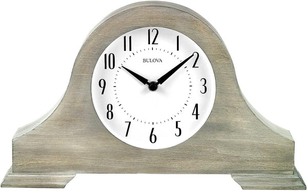 Bulova / Citizen Bulova B1932 Peterborough Tambour Style Chiming Mantel Tabletop Clock (Open Box)