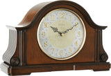 Bulova B1975 Chadbourne Walnut Chiming Mantel Tabletop Clock