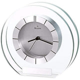 Bulova B2842 Accolade Glass Mantel Tabletop Clock
