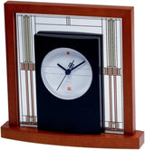 Bulova B7756 Willits Frank Lloyd Wright Mantel Tabletop Clock