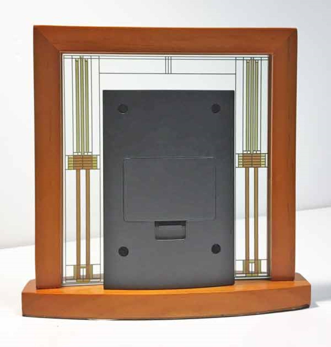 Bulova B7756 Willits Frank Lloyd Wright Tabletop Mantel Clock