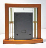 Bulova B7756 Willits Frank Lloyd Wright Mantel Tabletop Clock