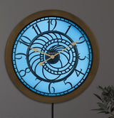 Bulova C3385 Wizard Illuminated Back Lit Dial 24" Wall Clock