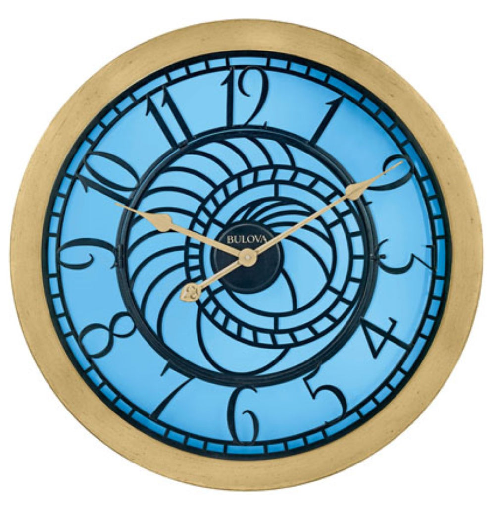Bulova C3385 Wizard Illuminated Back Lit Dial 24" Wall Clock