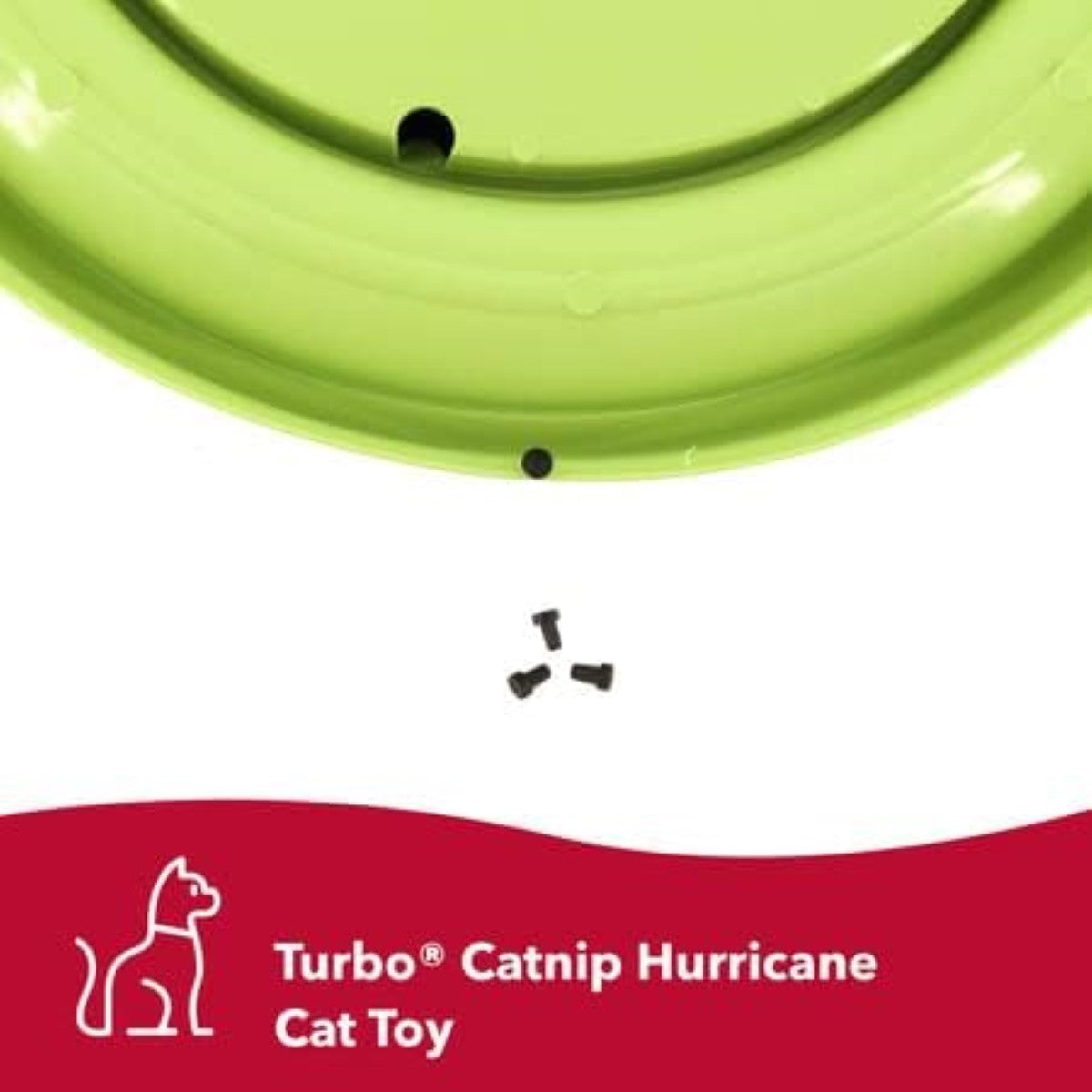 Bergan by Coastal Turbo Catnip Hurricane Cat Toy Blue / Green