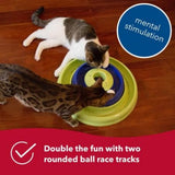 Bergan by Coastal Turbo Catnip Hurricane Cat Toy Blue / Green