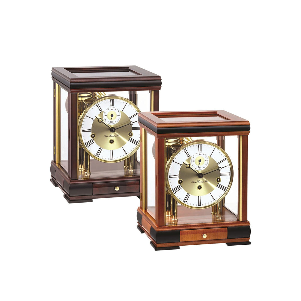 Hermle Bergamo Tabletop Mantel Clock (2 Finishes Available)