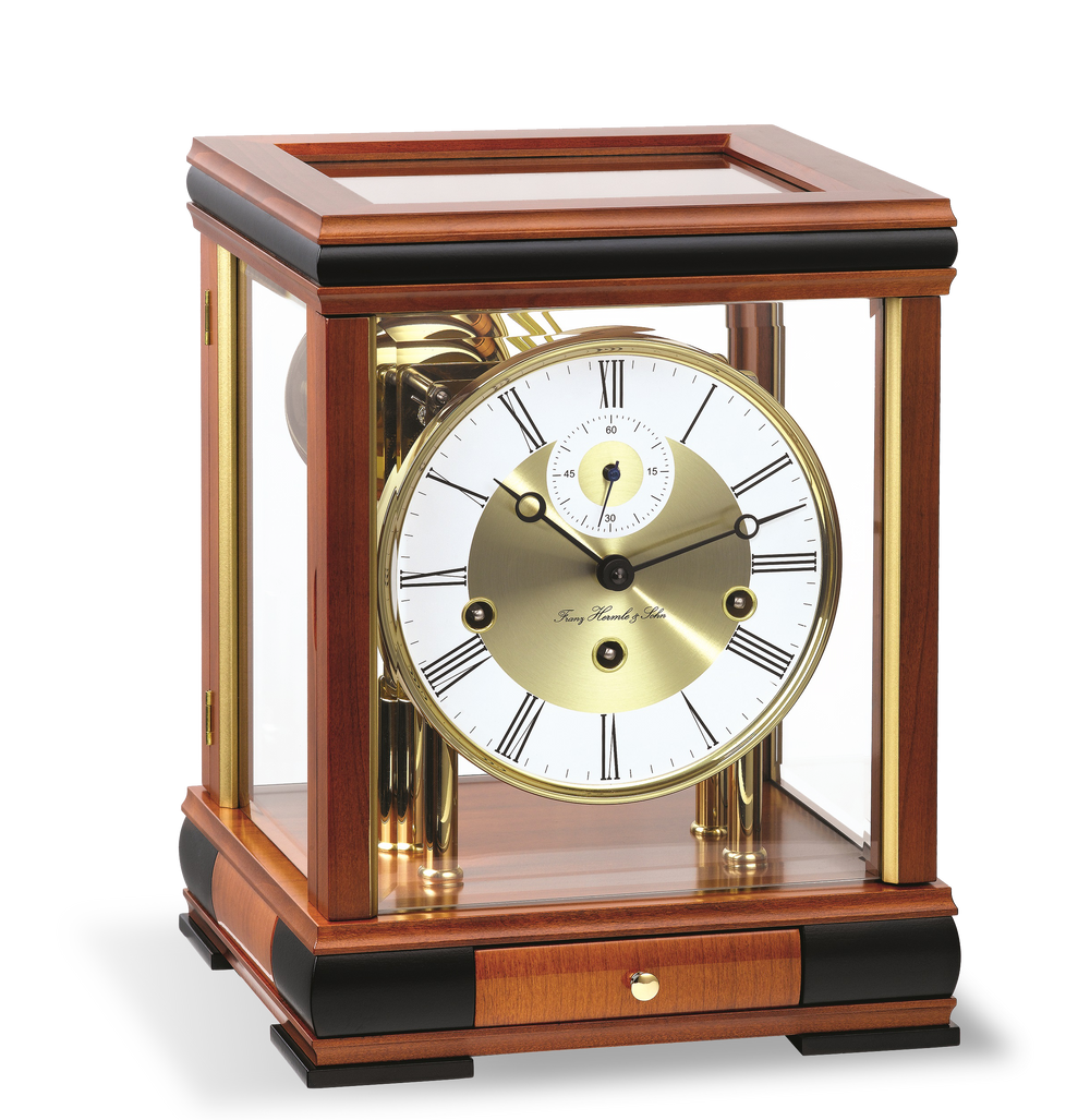 Hermle Bergamo Tabletop Mantel Clock (2 Finishes Available)