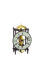 Hermle Bonn Black Skeleton Mantel Tabletop Clock, 23001000711