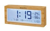 Bulova B1375 Brookside Weather LED Tabletop Alarm Clock