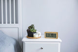 Bulova B1375 Brookside Weather LED Tabletop Alarm Clock