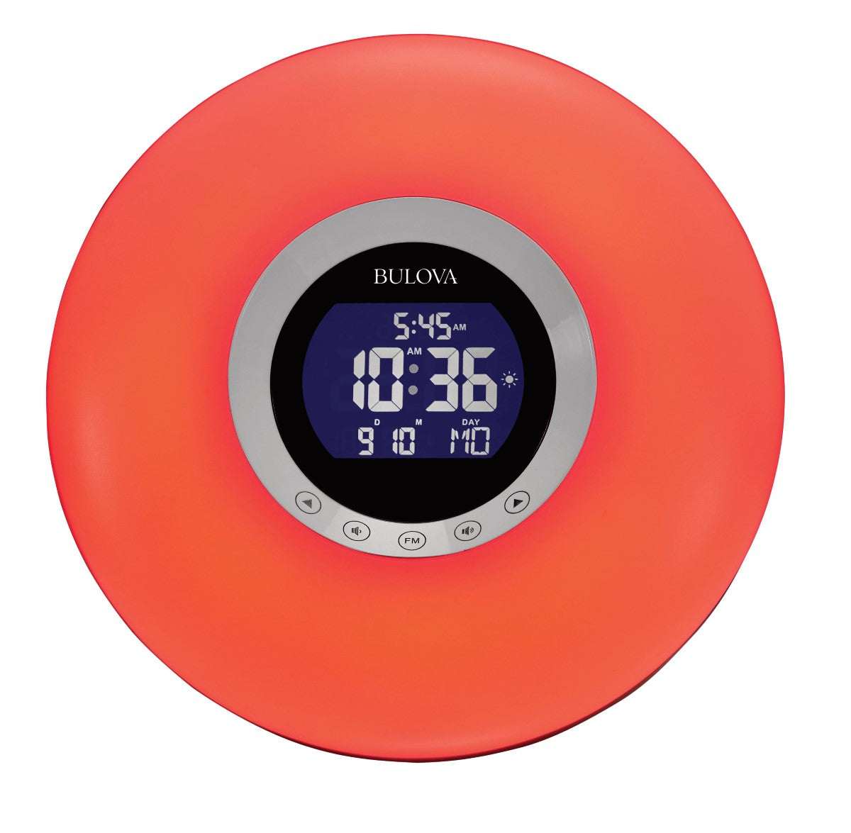 Bulova B1377 Multi-Wake LED Tabletop Alarm Clock