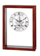 Bulova B1722 Engraver Floating Mantel and Wall Clock