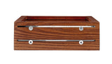 Bulova B1722 Engraver Floating Mantel and Wall Clock