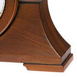 Bulova B1765 Cambria Walnut Chiming Mantel Tabletop Clock