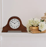 Bulova B1931 Sturbridge Cherry Chiming Mantel Tabletop Clock