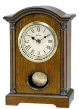 Bulova B7466 Dalton Chiming Walnut Mantel Tabletop Clock