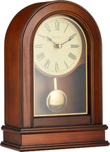 Bulova B7467 Hardwick Walnut Non-Chiming Mantel Tabletop Clock