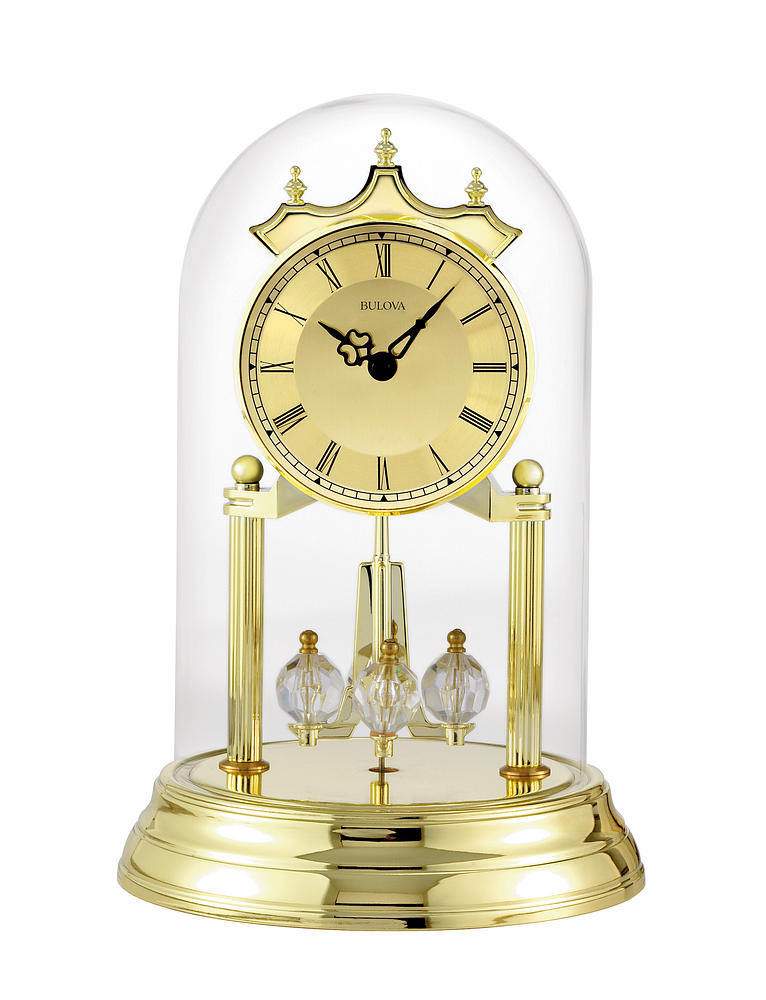 Bulova B8818 Tristan I Tabletop Mantel Clock