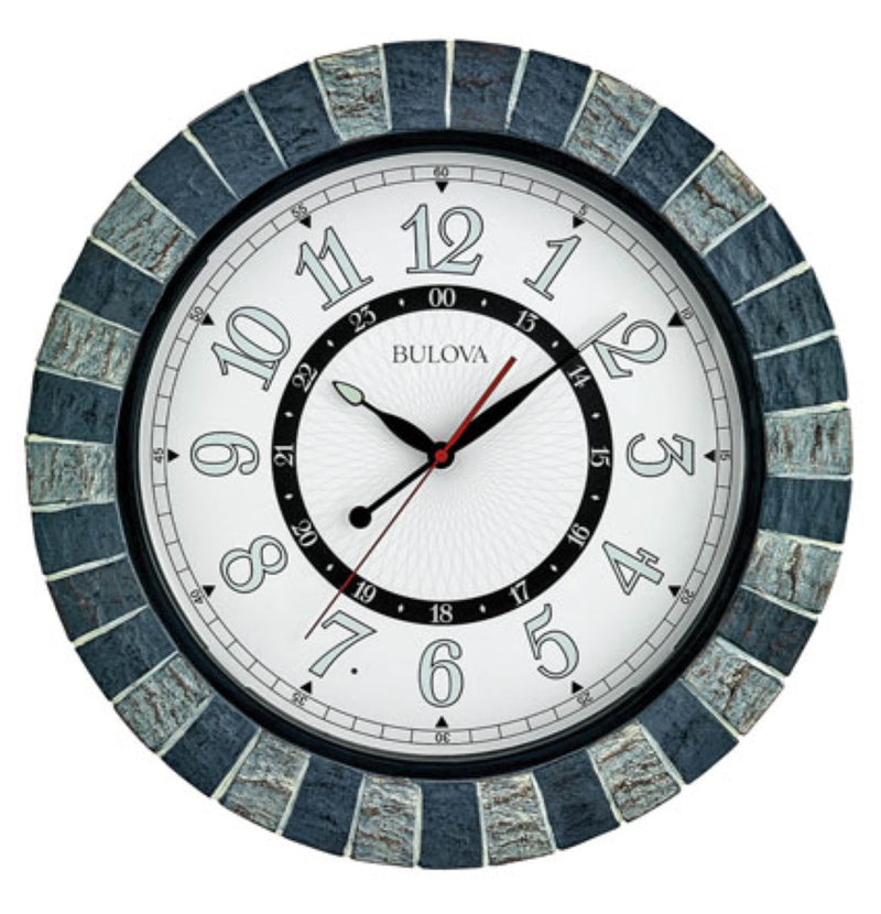 Bulova C3392 Garden Party LED Indoor/Outdoor 18" Wall Clock