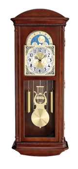 Bulova C4332 Litchfield Regulator Chime Solid Hardwood Wall Clock