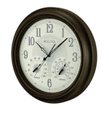 Bulova C4813 Tiverton Weather Master LED Outdoor 18" Wall Clock