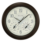 Bulova C4813 Tiverton Weather Master LED Outdoor 18" Wall Clock