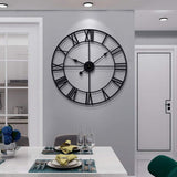 Bulova C4820 Carmen Black Indoor/Outdoor 45" Wall Clock
