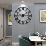 Bulova C4820 Carmen Black Indoor/Outdoor 45" Wall Clock
