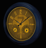 Bulova C4885 Tiverton LED Indoor/Outdoor Weatherproof Blue 18" Wall Clock (Open Box)