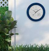 Bulova C4885 Tiverton LED Indoor/Outdoor Weatherproof Blue 18" Wall Clock (Open Box)