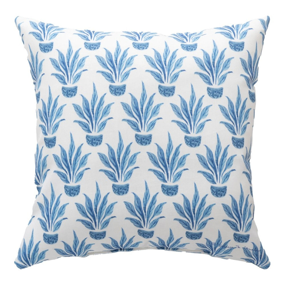 Beach Vibes Climaweave Throw Pillow 18" x 18" By Rebecca Canale