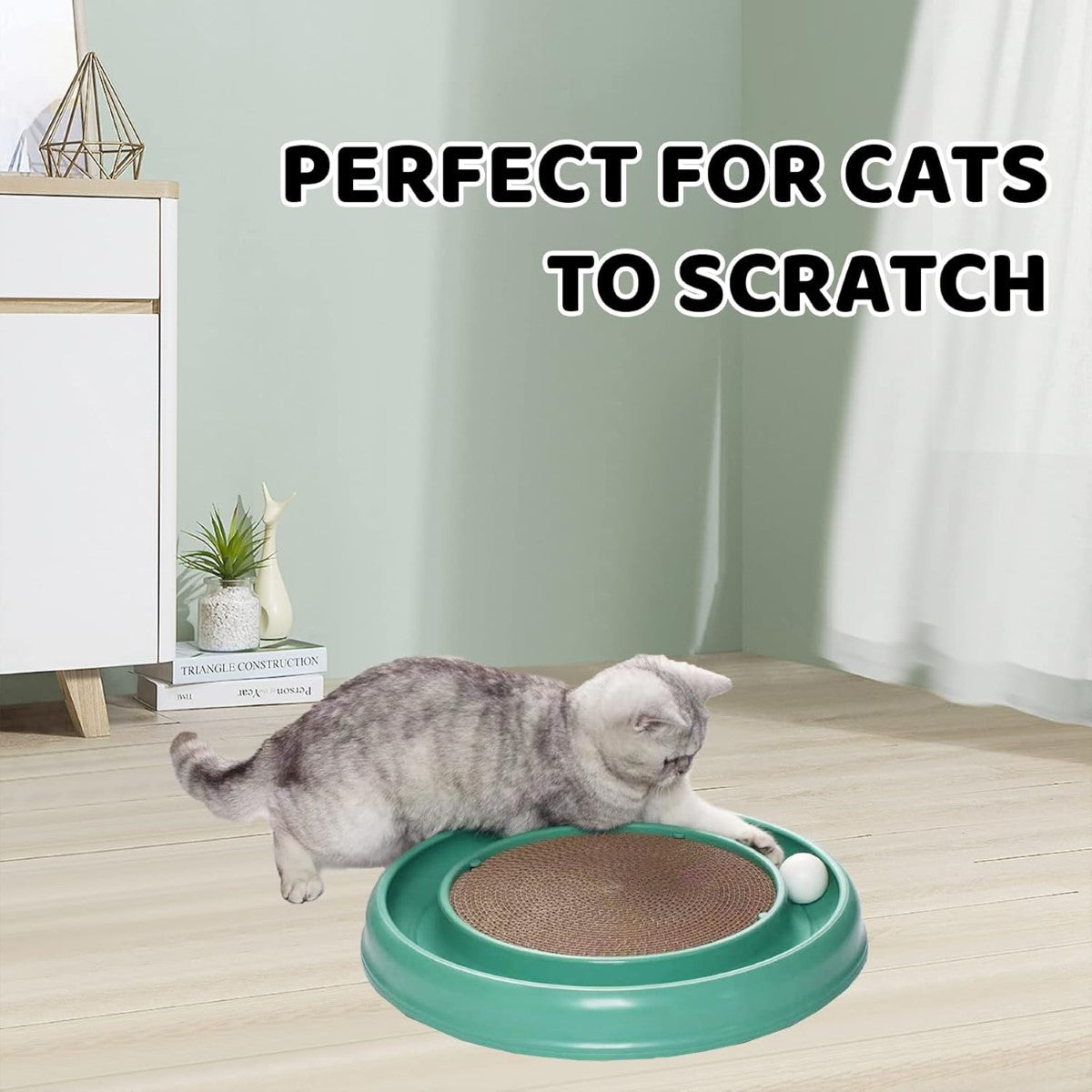 Bergan Pet Products Turbo Scratcher Cat Toy (2 Colors Available)